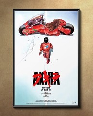 Akira 1988 Japanese Anime Movie Poster 24″x36″ Borderless Glossy Unframed 8804
