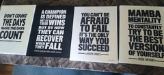 Motivational Quotes Canvas Set – Home-Office Decor – Black White 4-11″×14″