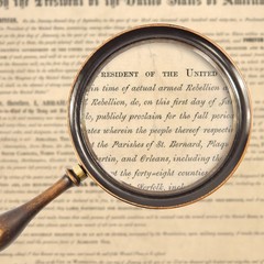Antique Emancipation Proclamation Fine Art Reproduction Print
