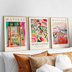 Henri Matisse Wall Art Prints Set of 3 Matisse Wall Decor Aesthetic Canvas Poste