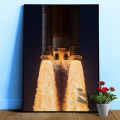 NASA Artemis 2 launch close-up 2026 (Hi-Res) — space photo poster, nerdy gift