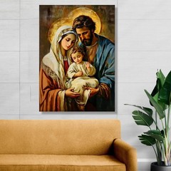 Holy Family Nativity Canvas Print | Christian Religious Wall Art Decor
