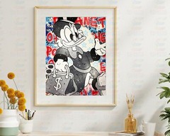 Alec Monopoly Money Bag Art Print| Mounted Canvas | Framed Canvas |Acrylic