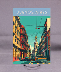 BUENOS AIRES 8″X12″ ALUMINUM SIGN BRAND NEW MS3