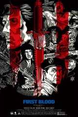 First Blood Movie Stallone Rambo Thriller Action Wall Art Home – POSTER 20×30
