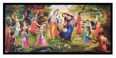 Raasleela Wall Sticker Poster Sparkle Print Without Frame (20 X 40 Inch)