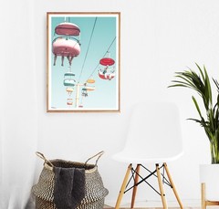 Beach Ocean Relaxing Wall Art Poster Print BA250-65_0