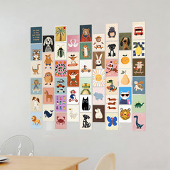 50Pcs Playroom Decor Funny Cartoon Animal Posters Toddler Boy Wall Decor Insp…