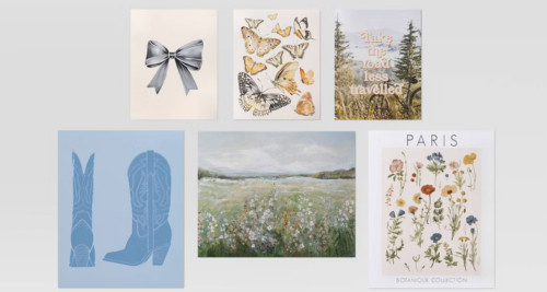Wall Art 6-pc Set Poster Prints by Room Essentials