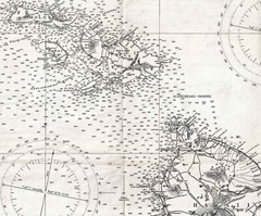 1939 Japanese World War II Pearl Harbor Attack Hawaii Nautical Navy Map Chart