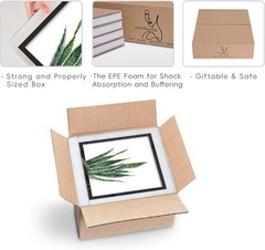 Framed Bathroom Wall Art Decor, 10×10 Inch 4 Pack Botanical Gallery Wall Fram…