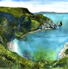 Potato Harbor : Sandra Watercolors™ California : SIGNED Limited Edition Print
