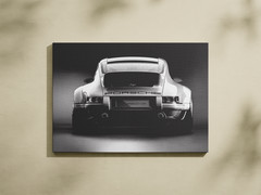 Porsche 911 Carrera S Poster Canvas Print – Vintage Car Wall Art Decor