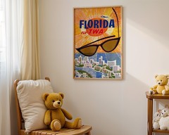 Florida – TWA Retro Travel Poster