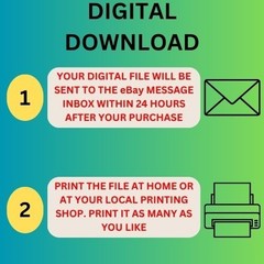 Educational Kids Digital Wall Poster Art, Classroom Poster and Homeschool PDF