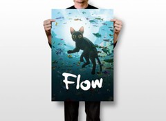 Flow 2024 Animation Adventure Family Fantasy Cinema Film Movie – POSTER 20″x30″