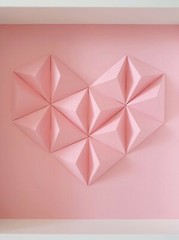 Origami Wall Art Display, Home Decor Frame