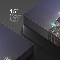 Wall26 – Photography Canvas Wall Art Print – New York City & Hudson River