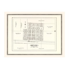 Old Map of Grenora, ND 1937 – Vintage Grenora North Dakota A