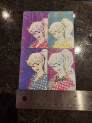 4 – Barbie and Ken Pop Art Canvases Art 4″ X 6″