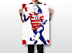 Alex Morgan USA Soccer Art Wall Indoor Room Outdoor Poster – POSTER 20×30