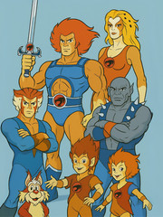Thundercats Vintage 80s Poster 18×24 – Classic Retro Cartoon Wall Art Print 02