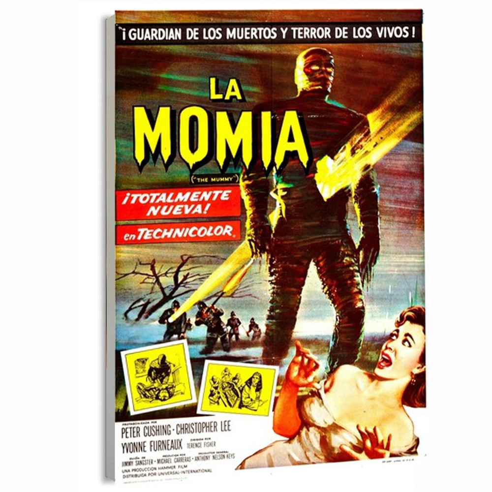 1959 La Momia (Mexico) Horror Movie Poster or Canvas Art Print