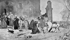 B&W Antique Decorative painting Poster print Home Graphic wall Art Design.3999