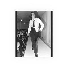 Poster Print, YSL Runway Fashion Model Gia Carangi Archival Matte Wall Art,