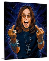 Ozzy Osbourne Canvas 16×20 Black Sabbath Legend RIP
