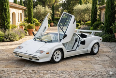 1988 Lamborghini Countach 5000 Quattrovalvole (white) POSTER 24 X 36 INCH NICE!