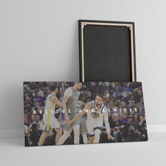 Steph Curry Canvas Art – Ready To Hang – Golden State Warriors – Sports Art