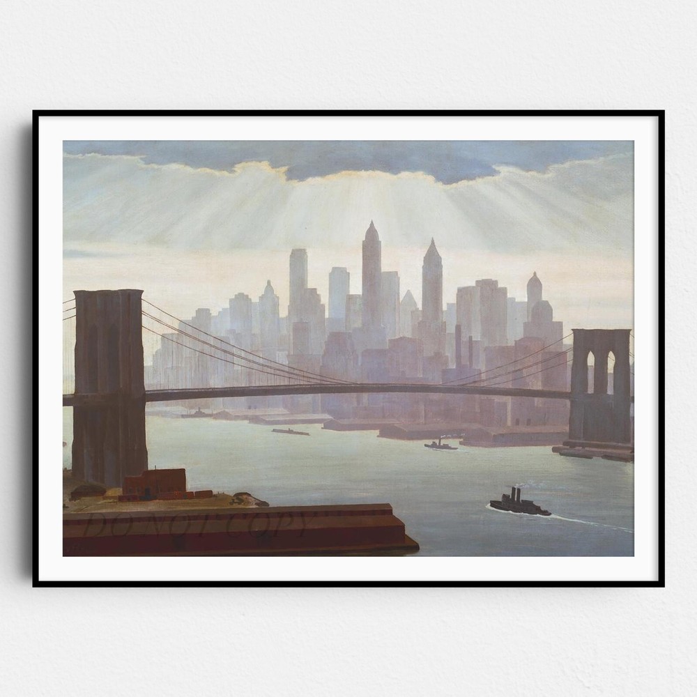 New York 1944 by Edward Hopper Wall Art Poster Print