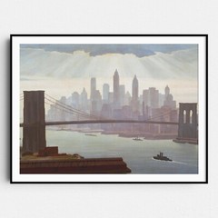 New York 1944 by Edward Hopper Wall Art Poster Print