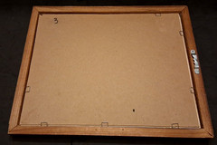 Vtg John Deere Collector «Working In The Garage» Framed 11″ x 9″ Picture