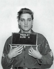 Elvis Presley Mugshot King of Rock Glossy Poster Photo Picture Print