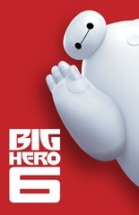BB0565 Big Hero 6 Film By Chris Williams 2014 Red Movie Poster 11×17