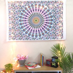 Poster Mandala Tapestry Wall Hanging Indian Decor Bohemian Throw Cotton Tapestry