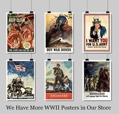 WW2 Map -Victory in the Pacific VP – Victory over Japan VJ – Military Poster