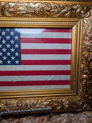 Americana Decor Framed Small Flag 5×7 Art Gallery Wall