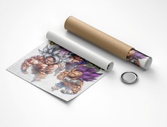 Dragon Ball Super Poster Wall Art Goku Beast Gohan Vegeta Broly Anime Print Gift