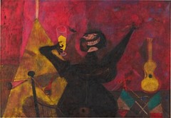 RUFINO TAMAYO Art Poster or Premium Rolled Canvas Print «Brindis» Up to 24×34″