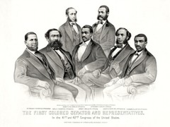 First African American Senator and Representatives Poster Reconstruction Era 187