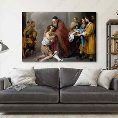The Return Of The Prodigal Son Christian Bible Canvas Print Wall Art