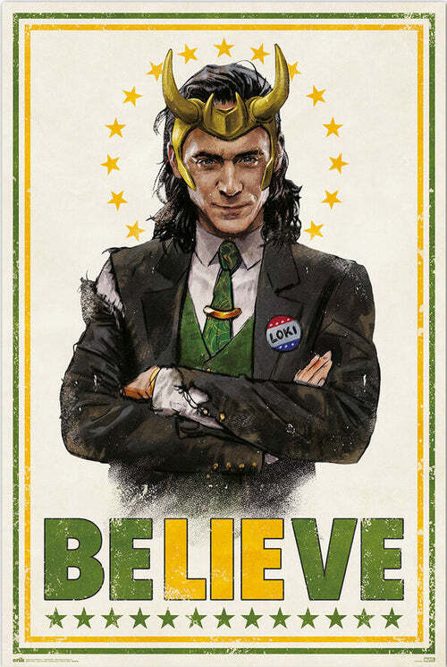 Loki TV Movie Poster Print 17 X 12 Reproduction