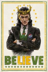 Loki TV Movie Poster Print 17 X 12 Reproduction