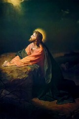 Jesus In The Garden Of Gethsemane Religious Wall Art Home Decor – POSTER 20×30
