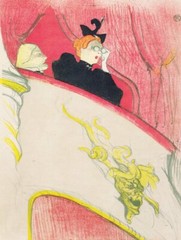 The Box With the Gilded, Henri de Toulouse Lautrec, Art Print Poster 14″ x 11″