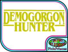 Stranger Things Demogorgon B Vinyl Sticker Wall Poster Window Car Laptop Movie