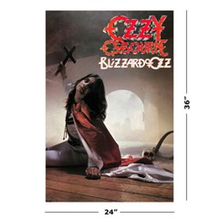 Ozzy Osbourne – Music Poster (Blizzard Of Ozz) (Size: 24″ x 36″)